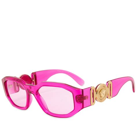 versace sunglasses woman pink|pink gold Versace sunglasses.